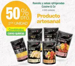Jumbo Cuisine & co raviolis y salsas refrigeradas oferta