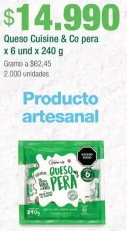 Jumbo Cuisine & co queso pera oferta