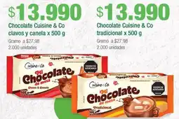 Jumbo Cuisine & co chocolate clavos y canela oferta