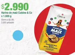 Jumbo Cuisine & co harina de maíz oferta