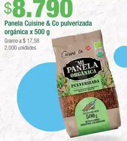 Jumbo Cuisine & co panela pulverizada orgánica oferta