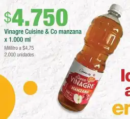 Jumbo Cuisine & co vinagre manzana oferta