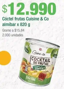 Jumbo Cuisine & co cóctel frutas almíbar oferta