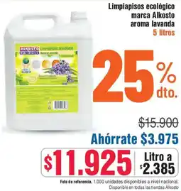 Alkosto Alkosto limpiapisos ecológico marca aroma lavanda oferta