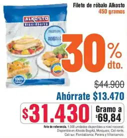 Alkosto Alkosto filete de róbalo oferta