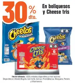 Alkosto En boliquesos y cheese tris oferta