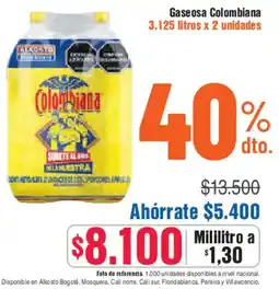 Alkosto Colombiana gaseosa oferta