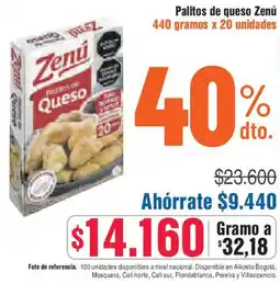 Alkosto Zenú palitos de queso oferta