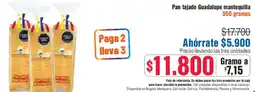 Alkosto Pan tajado Guadalupe mantequilla oferta