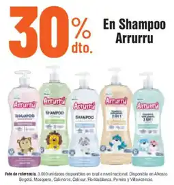 Alkosto Arrurru en shampoo oferta