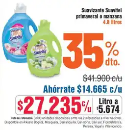 Alkosto Suavitel suavizante primaveral o manzana oferta