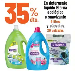 Alkosto Eterna en detergente líquido ecológico o suavizante oferta