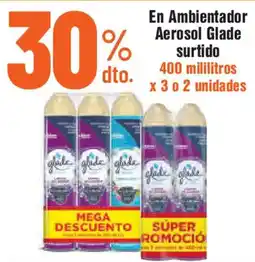 Alkosto Glade en ambientador aerosol surtido oferta