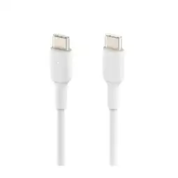 Falabella Cable USB-C a USB-C 1 Metro – Blanco Carga Rápida y Alta Durabilidad oferta