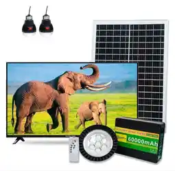 Falabella Televisor Solar 32 Pulgadas Con Batería 60000mah Con Panel oferta