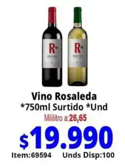 Mercamio Rosaleda vino oferta