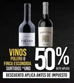 Mercamio Polero o Finca Escondida vino oferta