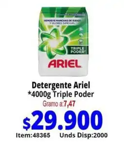 Mercamio Ariel detergente oferta