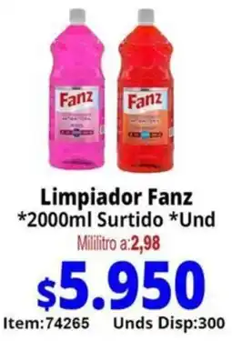 Mercamio Fanz surtido limpiador oferta