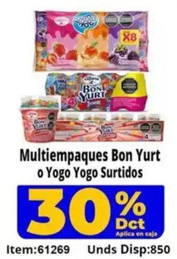 Mercamio Bon yurt o yogo yogo surtidos multiempaques oferta