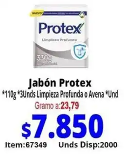 Mercamio Protex jabón limpieza profunda o avena oferta