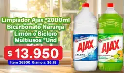 Mercamio Ajax limpiador bicarbonato naranja limón o bicloro multiusos oferta