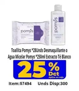 Mercamio Pomys toallita o agua micelar oferta