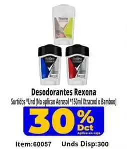 Mercamio Rexona desodorantes oferta