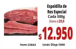 Mercamio Espaldilla de res especial oferta