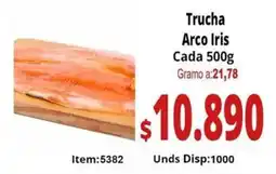 Mercamio Trucha arco iris oferta