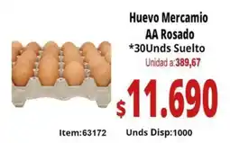 Mercamio Huevo mercamio AA rosado oferta