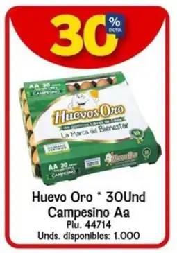 Caribe Supermercados Campesino huevo oro oferta