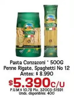 Caribe Supermercados Conzazoni pasta oferta