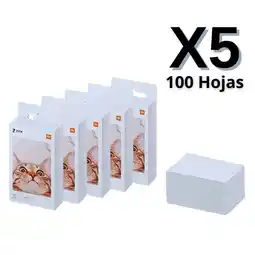 Falabella Papel de Impresora Mi Portable Photo Printer X5 100 Hojas oferta