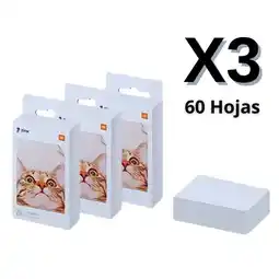 Falabella Papel de Impresora Mi Portable Photo Printer X3 60 Hojas oferta