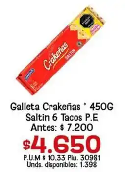 Caribe Supermercados Crakeñas galleta oferta
