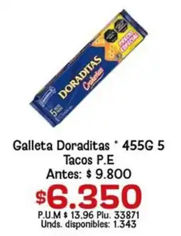 Caribe Supermercados Doraditas galleta oferta