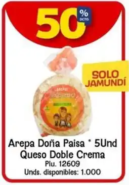 Caribe Supermercados Doña Paisa arepa oferta