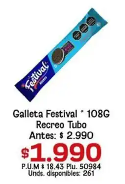 Caribe Supermercados Festival galleta oferta