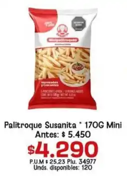 Caribe Supermercados Susanita palitroque mini oferta