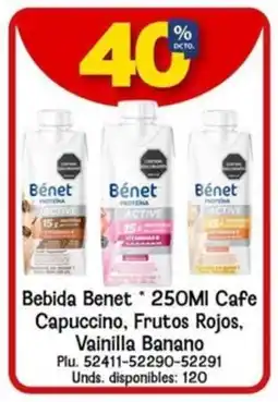 Caribe Supermercados Bénet bebida oferta