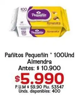 Caribe Supermercados Pequeñin pañitos oferta