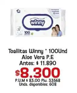 Caribe Supermercados Winny toallitas oferta