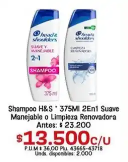 Caribe Supermercados Head & Shoulders shampoo oferta
