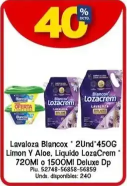 Caribe Supermercados Blancox lavaloza oferta