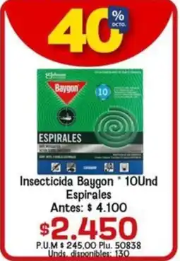 Caribe Supermercados Baygon insecticida oferta
