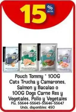 Caribe Supermercados Tommy pouch oferta