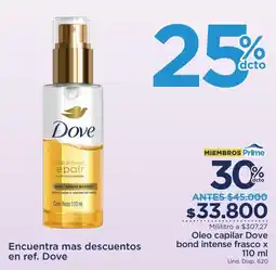 FarmaTodo Dove oleo capilar oferta