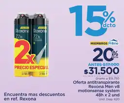 FarmaTodo Rexona Men V8 oferta