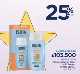 FarmaTodo Isdin fotoprotector solar oferta